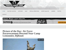 Tablet Screenshot of fightersweep.com